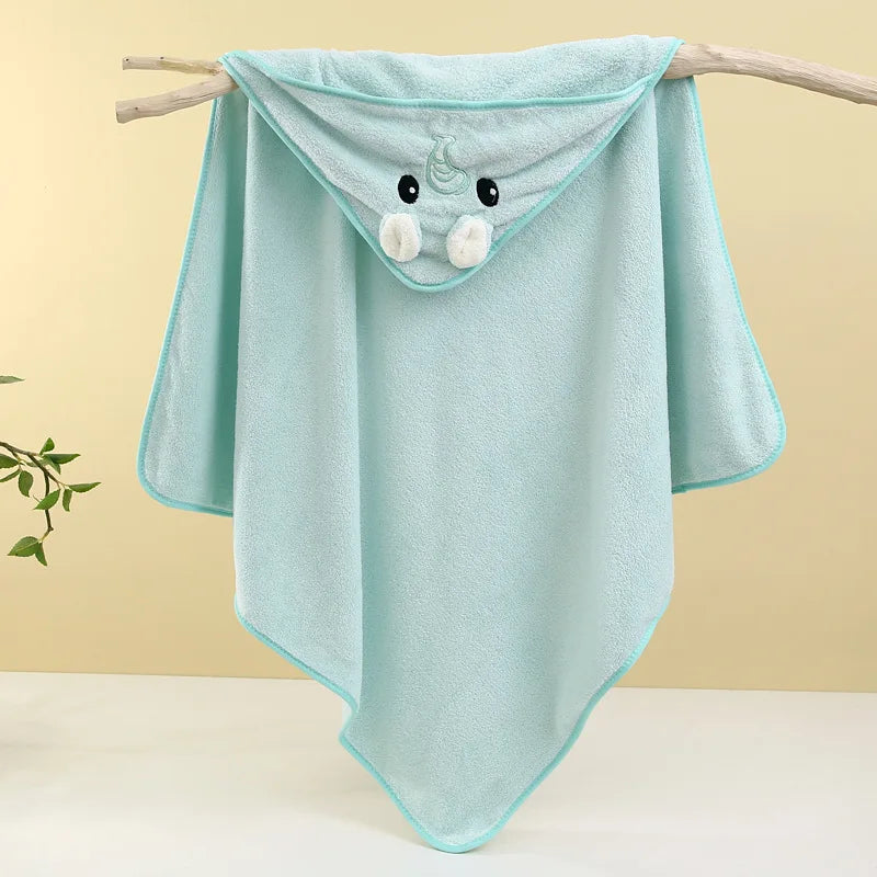 Cape de Bain Bébé Douce & Absorbante – 100% Polyester, Unisexe