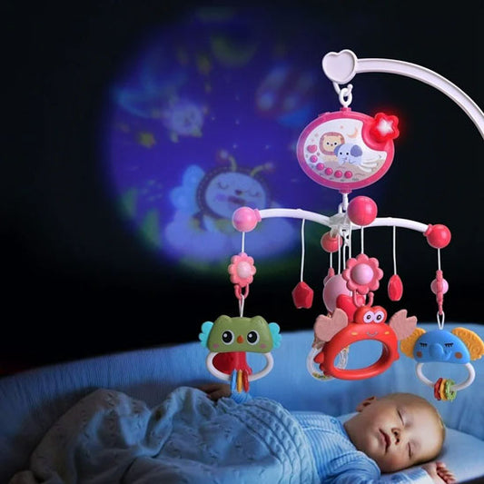 Mobile musical de berceau télécommandé