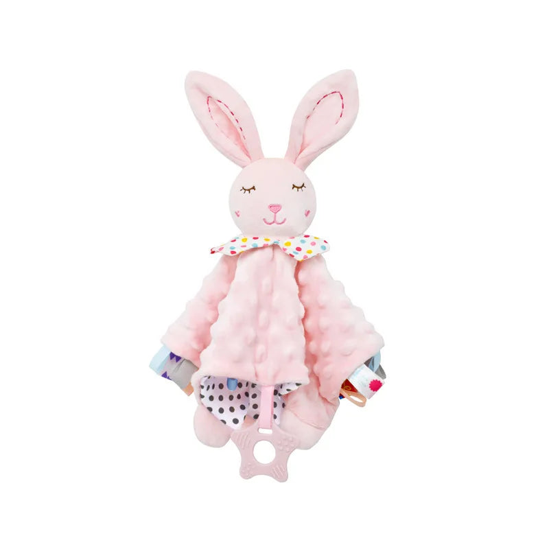 Doudou Éléphant Hochet Apaiseur Bébé – Tissu Doux, Son Hochet, À Suspendre