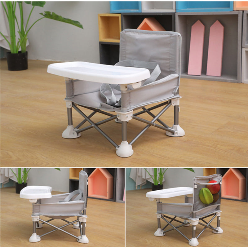 Siège pliante d'appoint avec plateau pour bébé