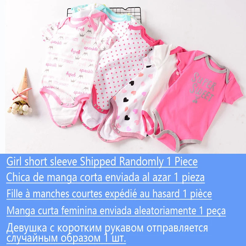 Body Été Manches Courtes Coton Bébé – 1 ou 2 Pièces, 0-24 Mois