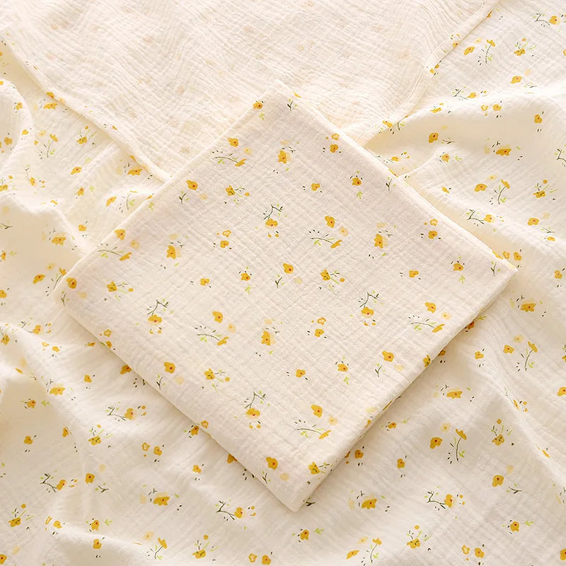 Lange Emmaillotage Coton Mousseline Bébé – 100x100cm, Motifs Cartoon, Unisexe