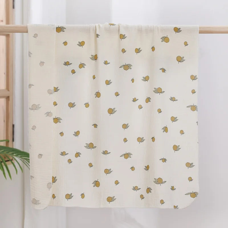 Lange Emmaillotage Coton Mousseline Bébé – 80x80cm, Motifs Cartoon, 0-2,5 Ans