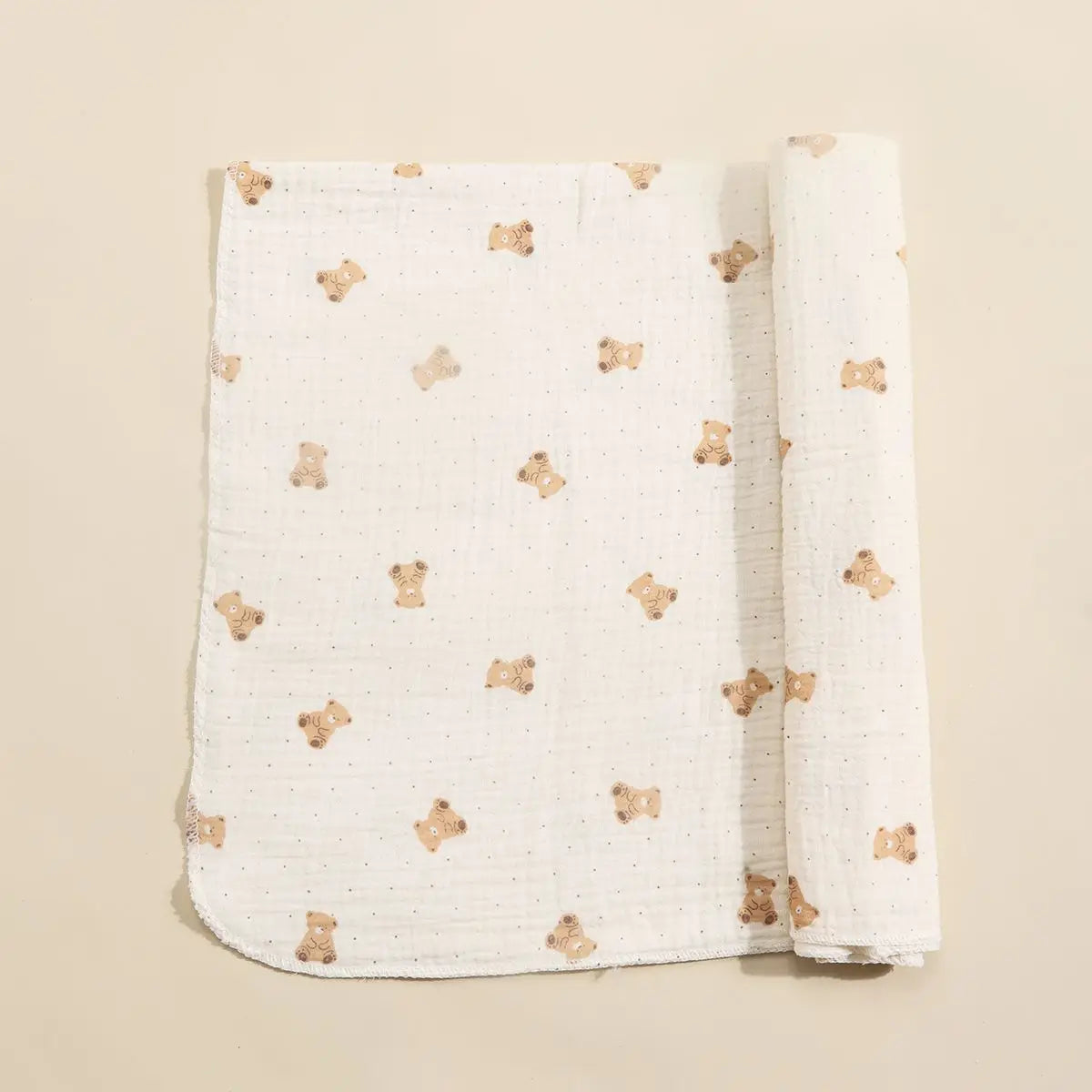 Lange Emmaillotage Coton Mousseline Bébé – 80x80cm, Motifs Cartoon, 0-2,5 Ans