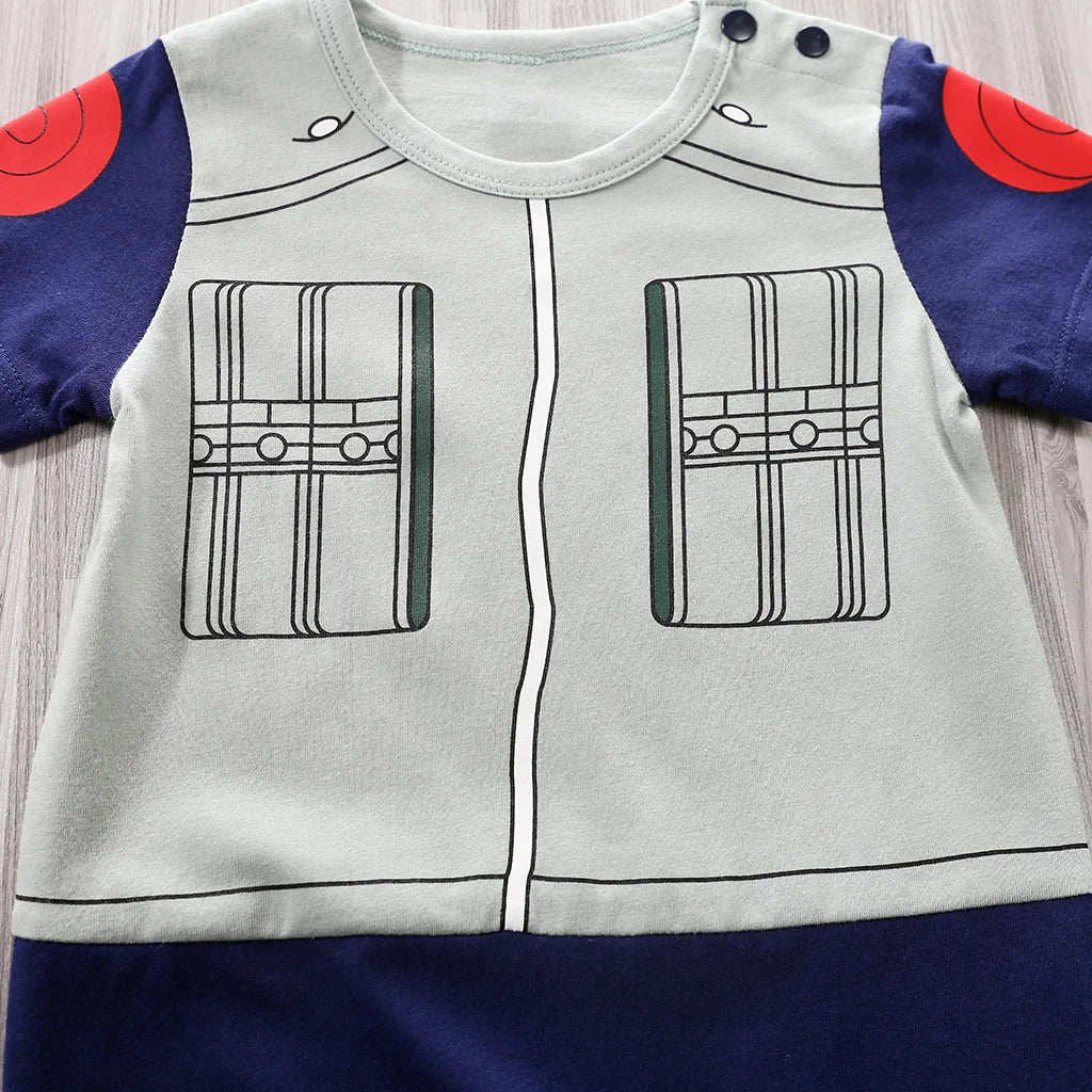 Body Manches Courtes Anime Coton Bébé – Style Japonais, 5 Tailles 0-18 Mois