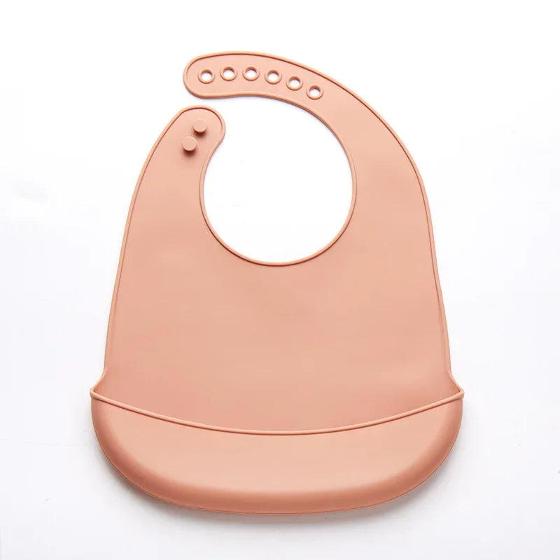 Bavoir Réglable Impérméable en PU Sans BPA pour Bébé – 0-36 Mois, Unisexe