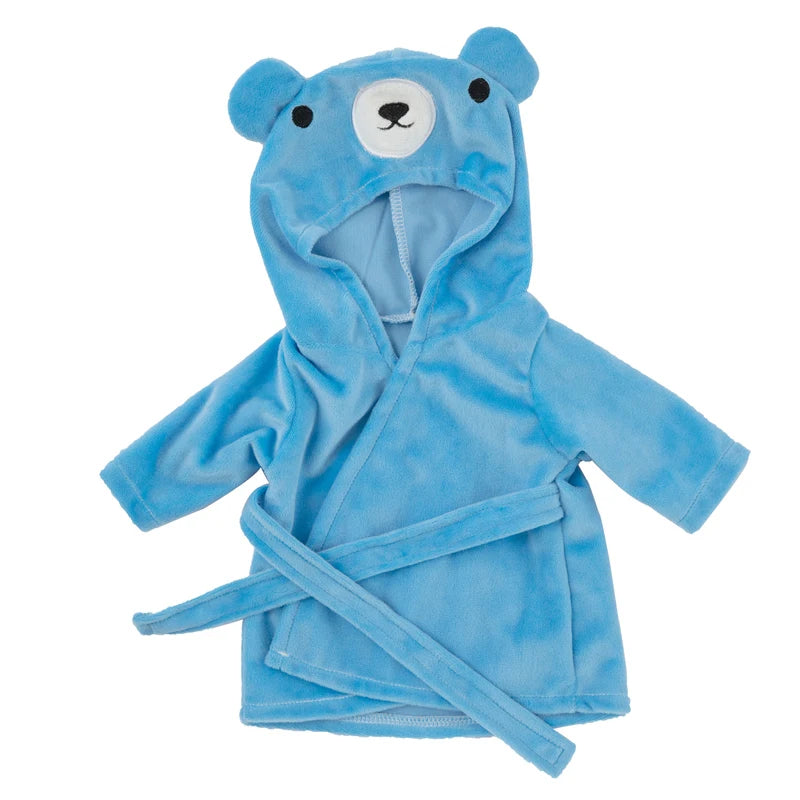 Doll Clothes Bathrobe Set Pajamas For 18Inch/45Cm American Doll Girls New Reborn Baby Doll Accessories Sleep Wear Birthday Gifts