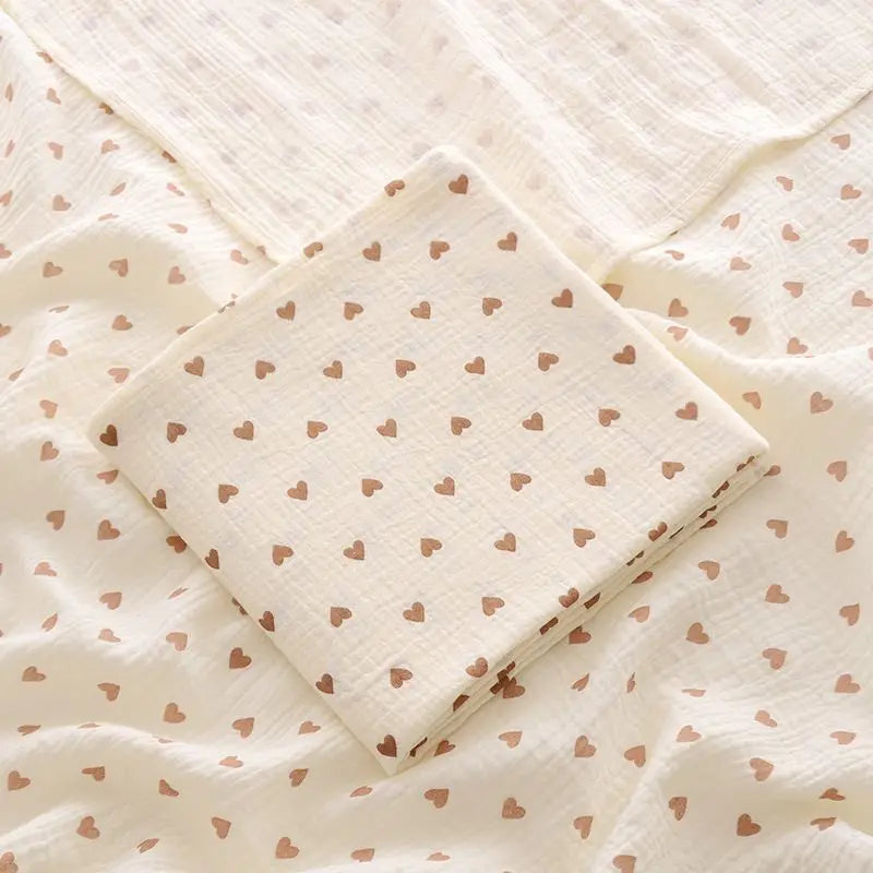 Lange Emmaillotage Coton Mousseline Bébé – 80x80cm, Motifs Cartoon, 0-2,5 Ans