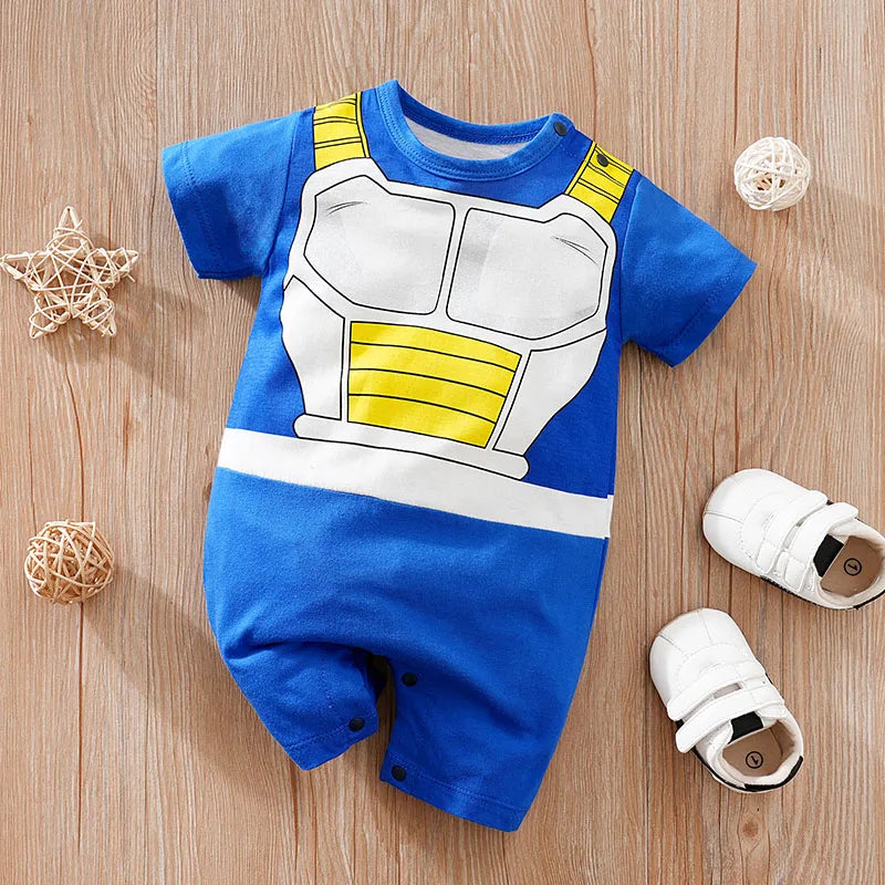 Body Manches Courtes Anime Coton Bébé – Style Japonais, 5 Tailles 0-18 Mois