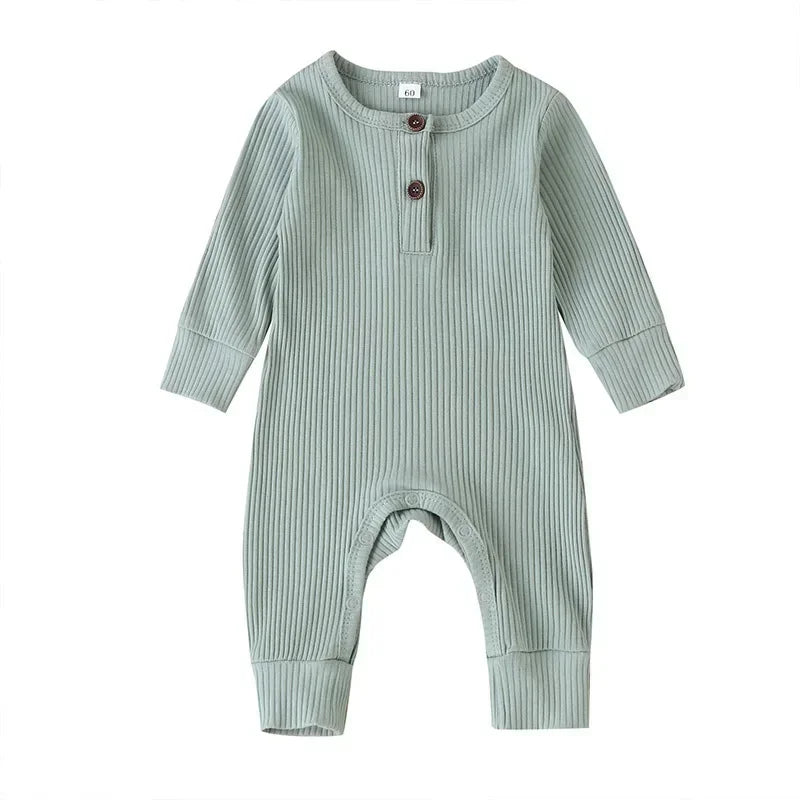 Body Manches Longues Nervuré Coton Bébé – 95% Coton, 5 Tailles 0-18 Mois