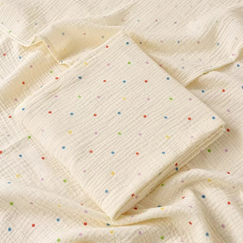 Lange Emmaillotage Coton Mousseline Bébé – 100x100cm, Motifs Cartoon, Unisexe