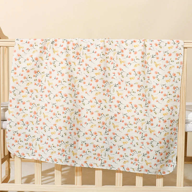 Lange Emmaillotage Coton Mousseline Bébé – 80x80cm, Motifs Cartoon, 0-2,5 Ans