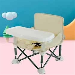 Siège pliante d'appoint avec plateau pour bébé