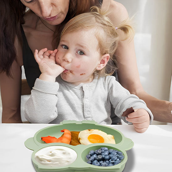 Assiettes à ventouse en silicone