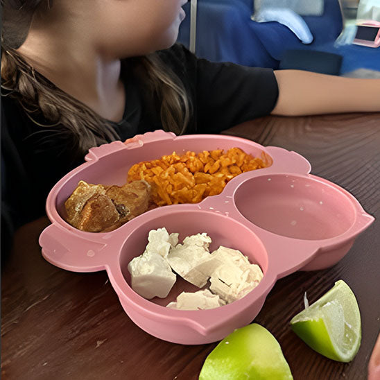 Assiettes à ventouse en silicone
