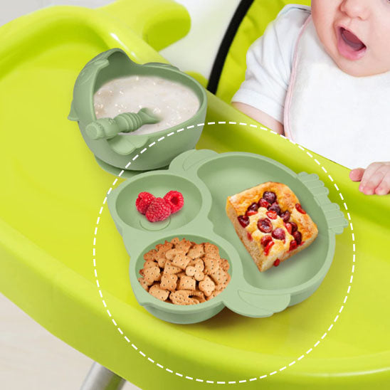 Assiettes à ventouse en silicone