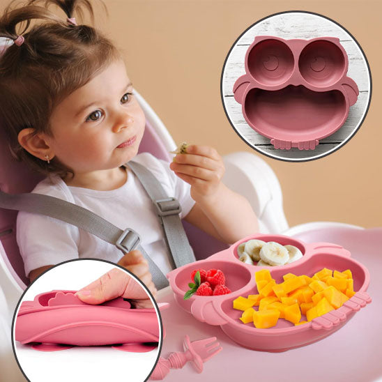 Assiettes à ventouse en silicone