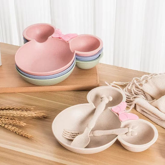 Ensemble 3 pièces bol et cuillère