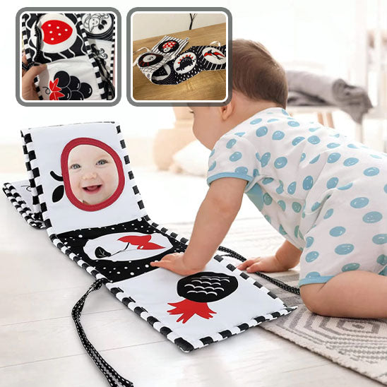 Livre Bébé noir & blanc d'apprentissage et de perception