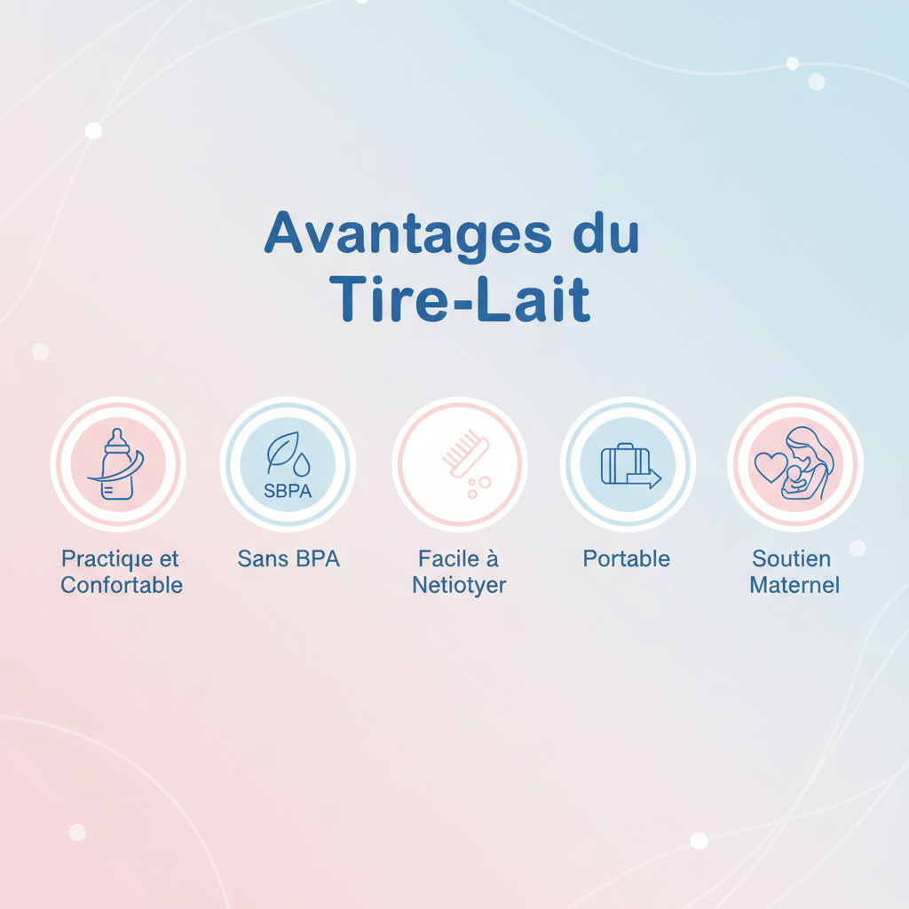 Tire-lait - Avantages en français